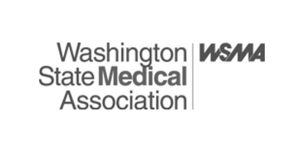 Washington state medical association B&W logo