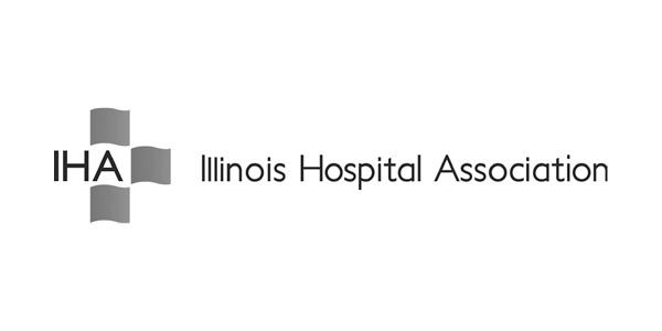 Illinois Hospital Association - B&W logo