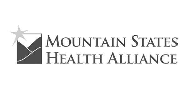 Mountain States health alliance - B&W logo