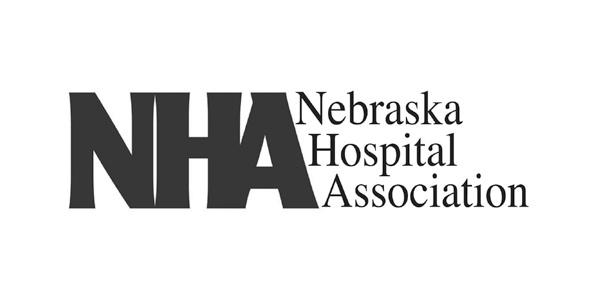 Nebraska Hospital Association - B&W logo